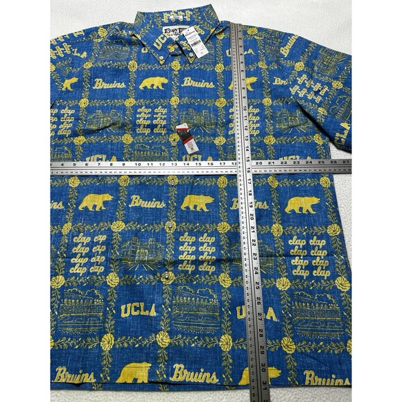 Reyn Spooner UCLA Bruins Mens Classic Hawaiian Button Shirt XL New NWT *READ - Picture 6 of 9